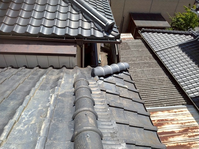高松市　南蛮漆喰　乾燥中②